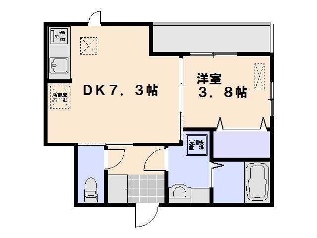 Aoiパレスの間取り