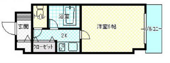 【コスモハイツシバタIIの間取り】