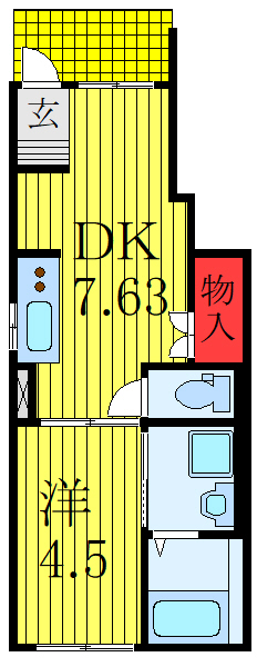 ベルメゾン中村橋の間取り