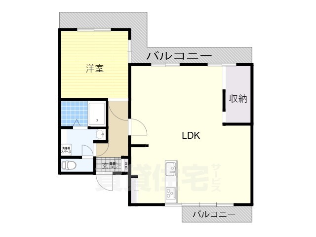 陽和台第3住宅第5号棟の間取り