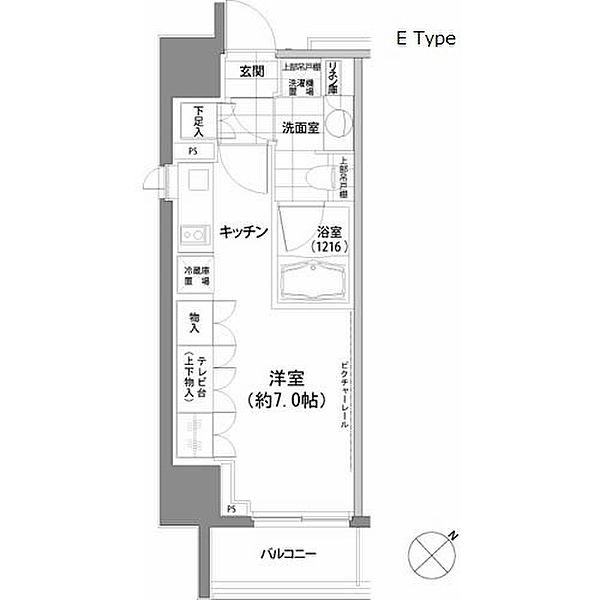 パークハビオ渋谷の間取り