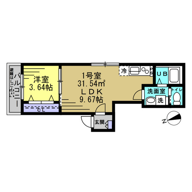 AJ春日部の間取り