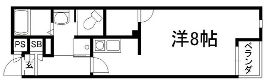 ジュネス御所北の間取り