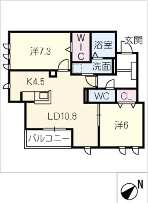 仮）セレーノ枇杷島の間取り