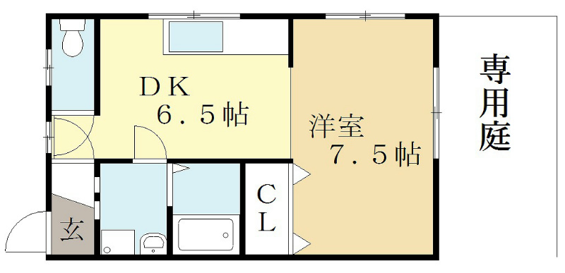 長束マンションの間取り