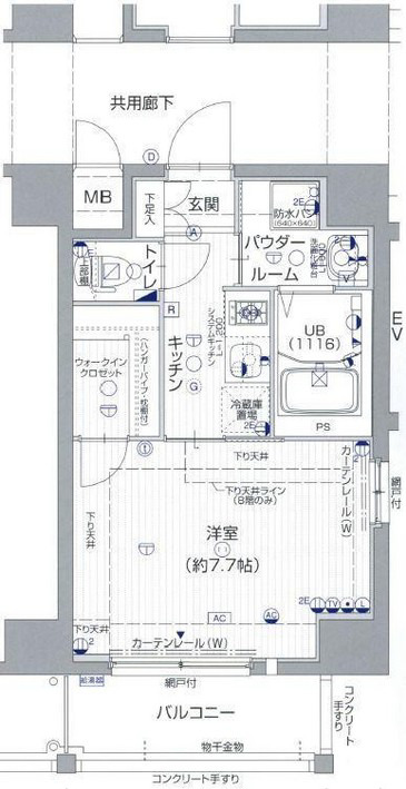 エストーネ野田阪神の間取り