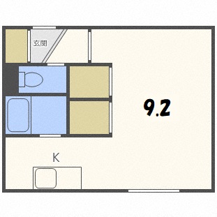 ＭＯＤＵＬＯＲ南円山の間取り