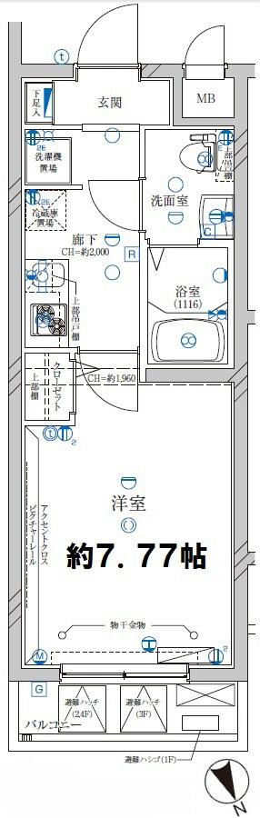 ディアレイシャス成増の間取り