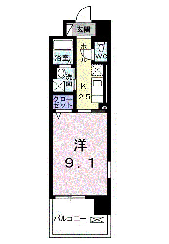 パールヒルズ五月町の間取り