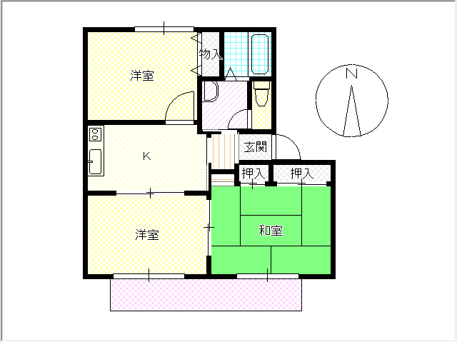 ヴィラくすの木Iの間取り