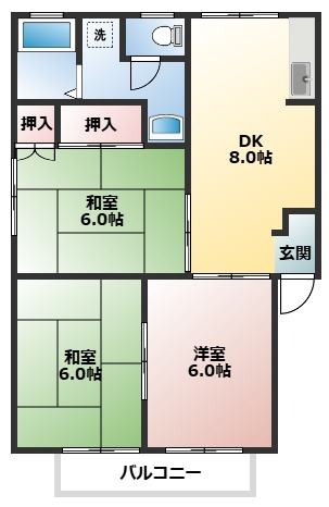 ニューシティカインドの間取り