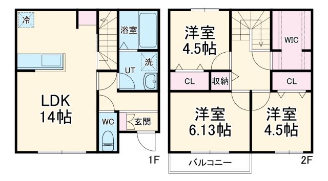 プチメゾンの間取り