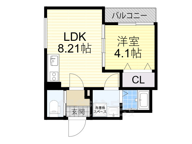 ALEGRIA三国ヶ丘の間取り