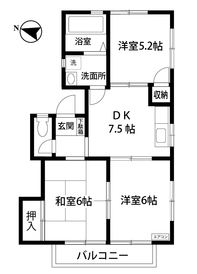 カミーリア7の間取り