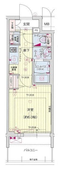 プレサンスKOBEアモーレの間取り