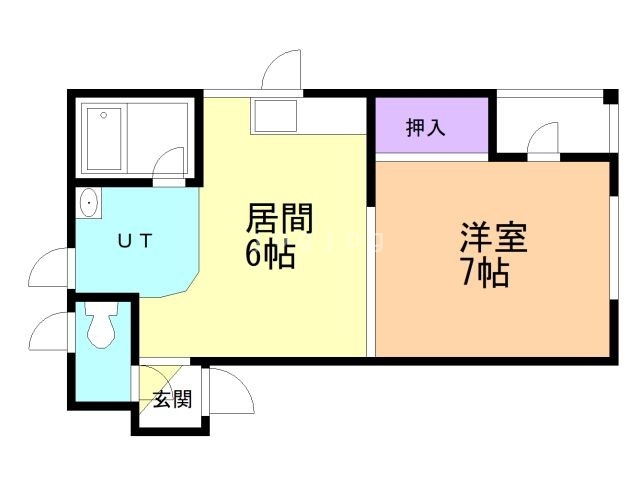 上川郡新得町字新得のアパートの間取り