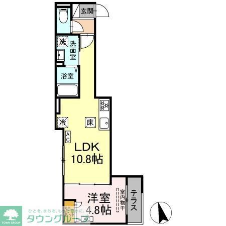 葛飾区堀切のアパートの間取り