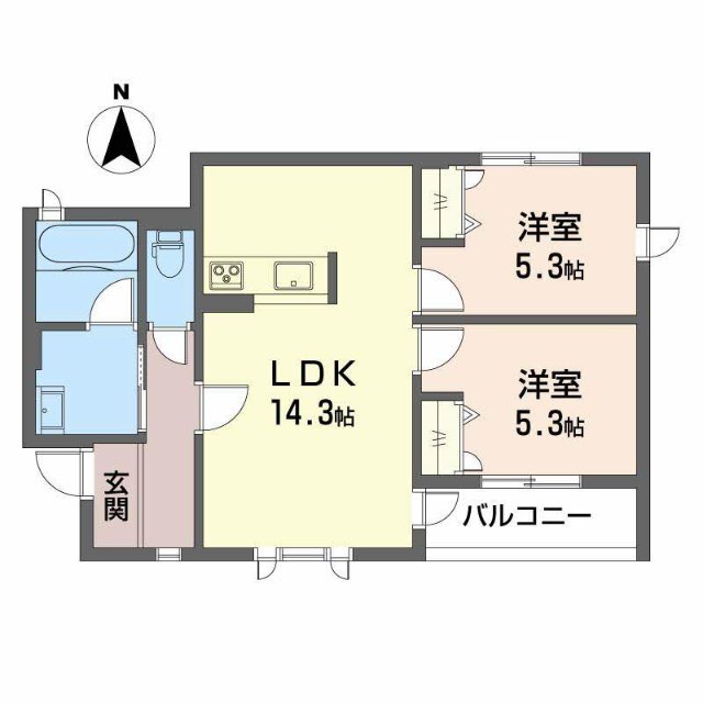 グレイス華陽の間取り