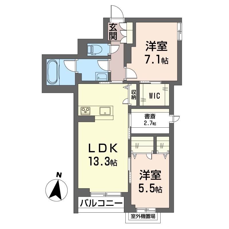 サンライト大成の間取り