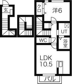 矢巾町大字又兵エ新田第４地割【スカイ シティ ヤハバ(Sky Cityの間取り