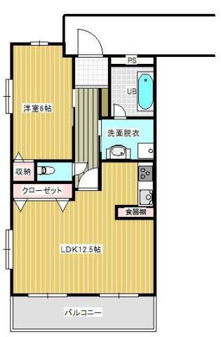 レアールセリ　函南町賃貸マンションの間取り