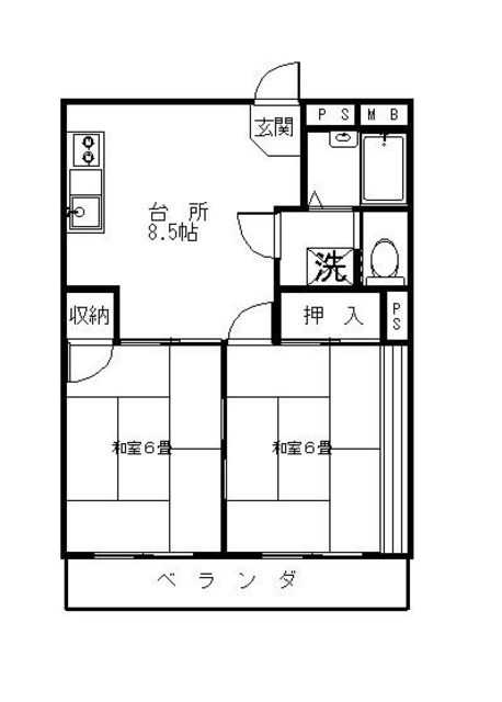 ＹＭコータスの間取り