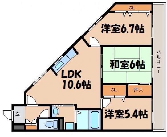 アボード矢野東の間取り