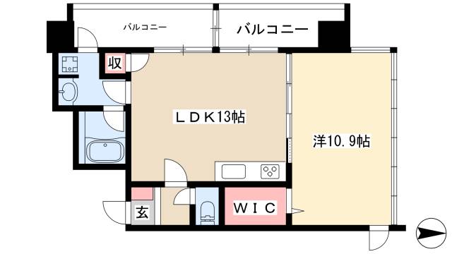 さくらHills NISHIKI Platinum Residenceの間取り