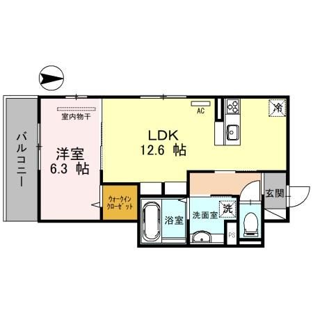 アデウ　ドゥーエの間取り