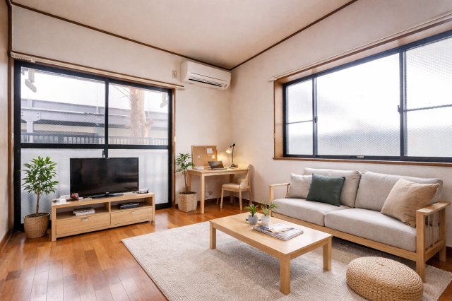 居室・リビング　家具配置イメージ画像です