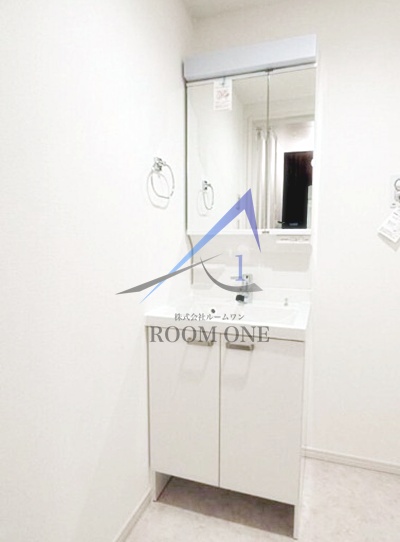 洗面設備　洗面台です。