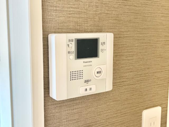 セキュリティ　カメラ付インターホン（イメージ）
