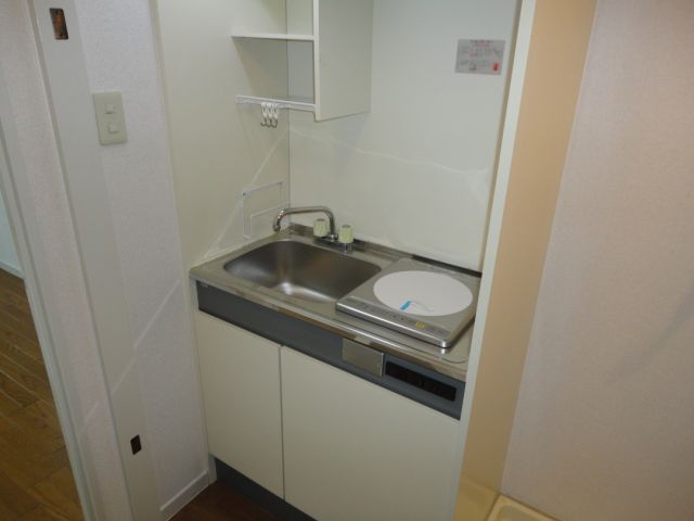 キッチン　１口電気コンロ付キッチン