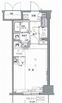 FORTIS水天宮前の間取り写真