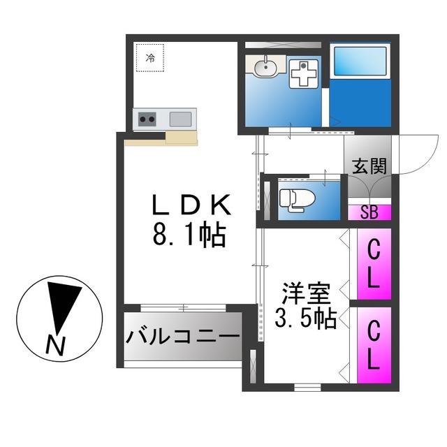 ＪＲ関西本線 加美駅 徒歩13分 3階建 新築の間取り写真
