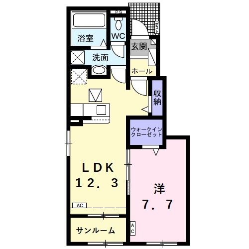 養老鉄道養老線 北大垣駅 徒歩11分 2階建 築3年の間取り写真