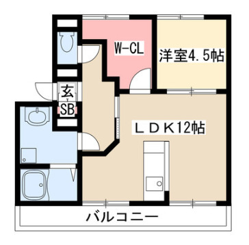 青葉マンションの間取り写真
