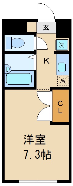 北総線 矢切駅 徒歩6分 3階建 築28年の間取り写真