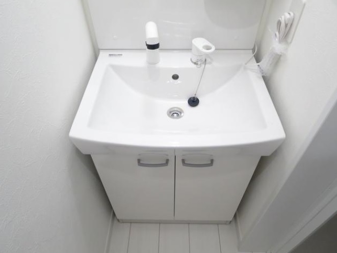 洗面設備　嬉しいシャンドレ