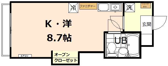 ハッピーハイツの間取り