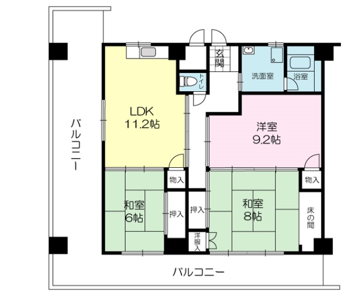 ラフェスタ加西の間取り