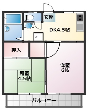 スカイコーポの間取り