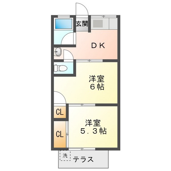 平成ハイツの間取り