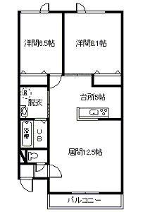 【Ｋ．Ｍ．ＫIIの間取り】