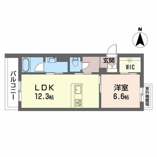 橿原市見瀬町のマンションの間取り