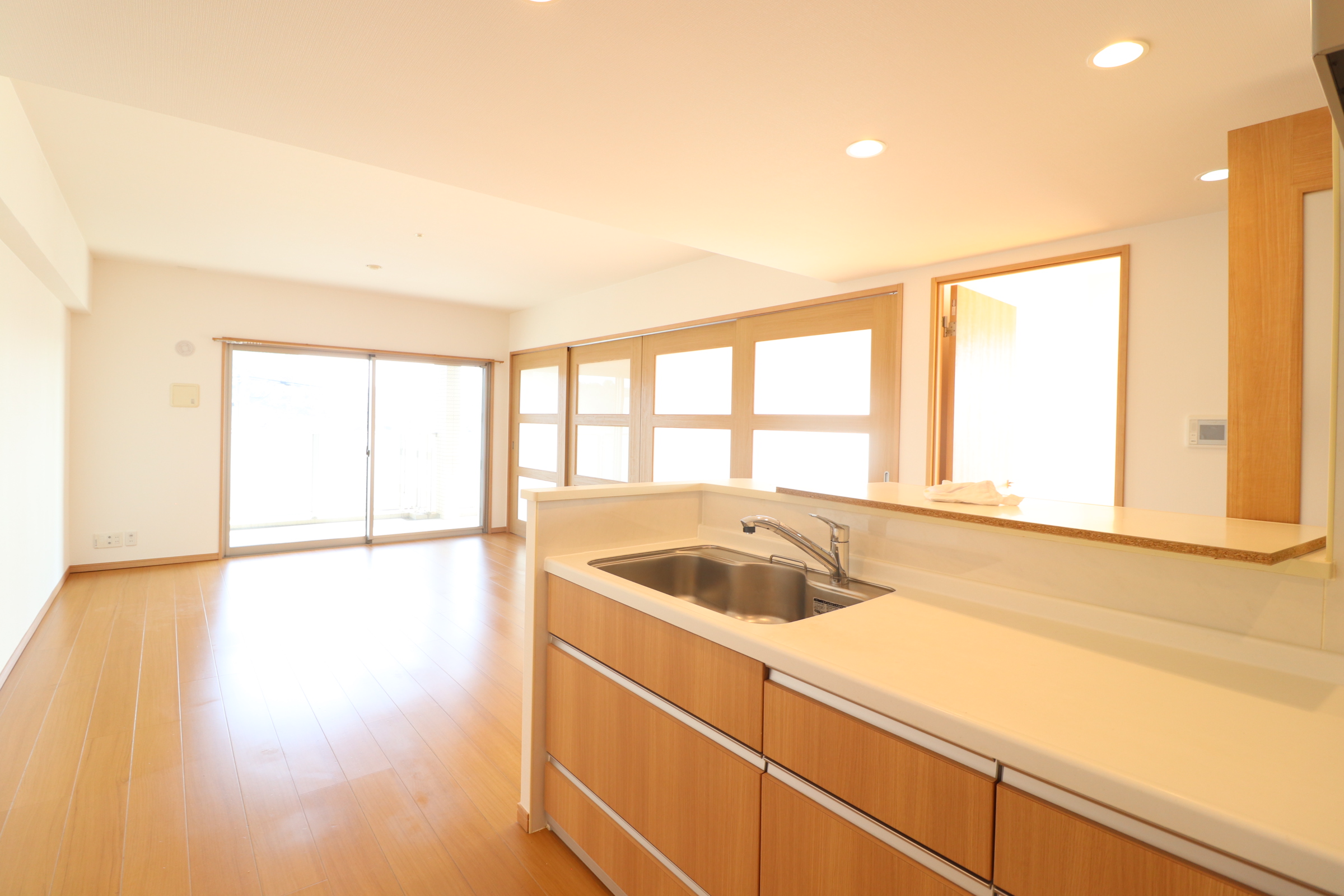 眺望　キッチン側から