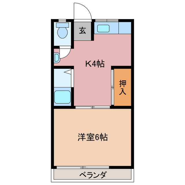 岩渕松鶴の間取り