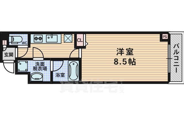 Ritz SQUARE Loui ch＆acircteleの間取り