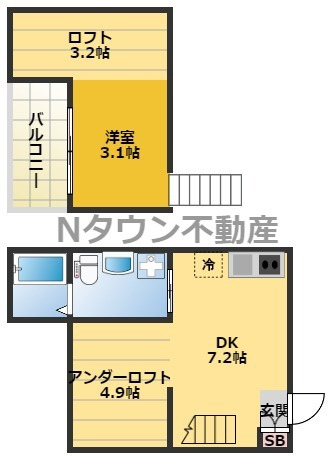 サンエイブリッジIの間取り