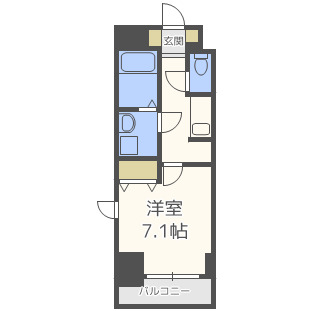 S-RESIDENCE Hommachi Marksの間取り